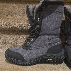 UGG Charcoal and Black Winter Boots